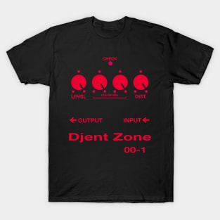 Guitar Pedal DJENT ZONE Red T-Shirt